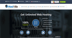 Desktop Screenshot of hostvilla.com